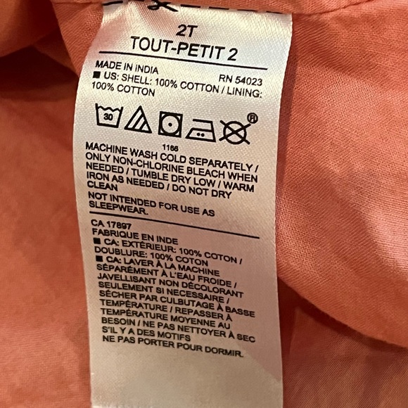 Janie and Jack Puff Sleeve Eyelet Dress EUC - Picture 8 of 10